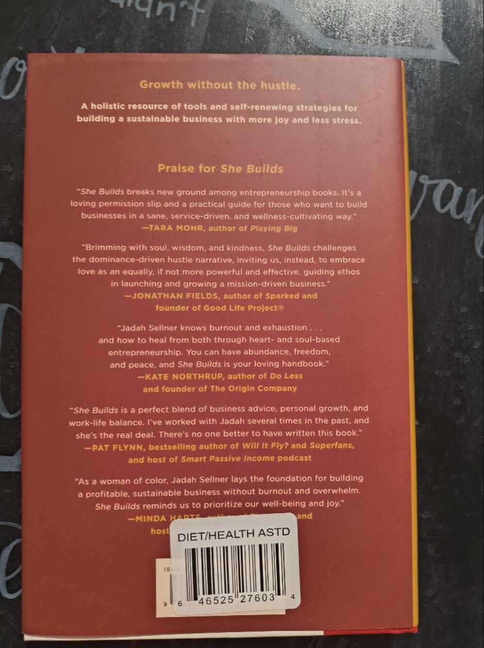 She Builds Pink & Gold Motivational Hardcover - Inspirational Business Guide - Picture 2 of 3